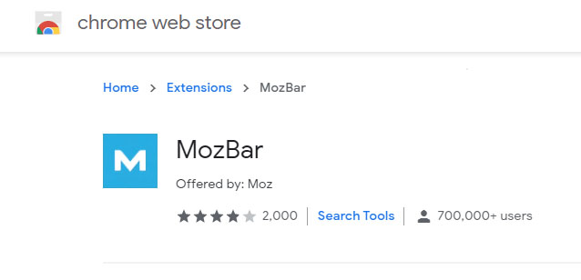 chrome Moz Bar