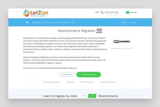 通过 Cart2Cart 将 Shopify 数据迁移到 WooCommerce