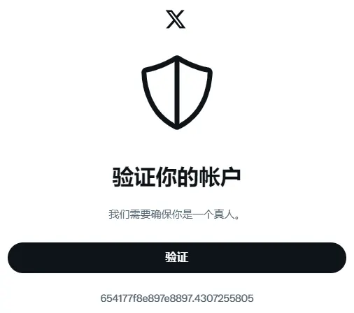 验证你的账户