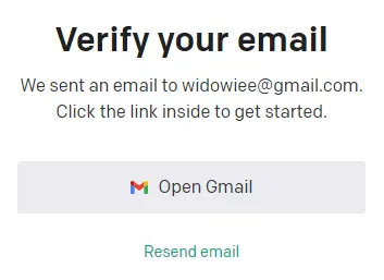 验证你的电子邮件