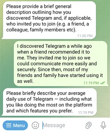 回答如何发现Telegram的